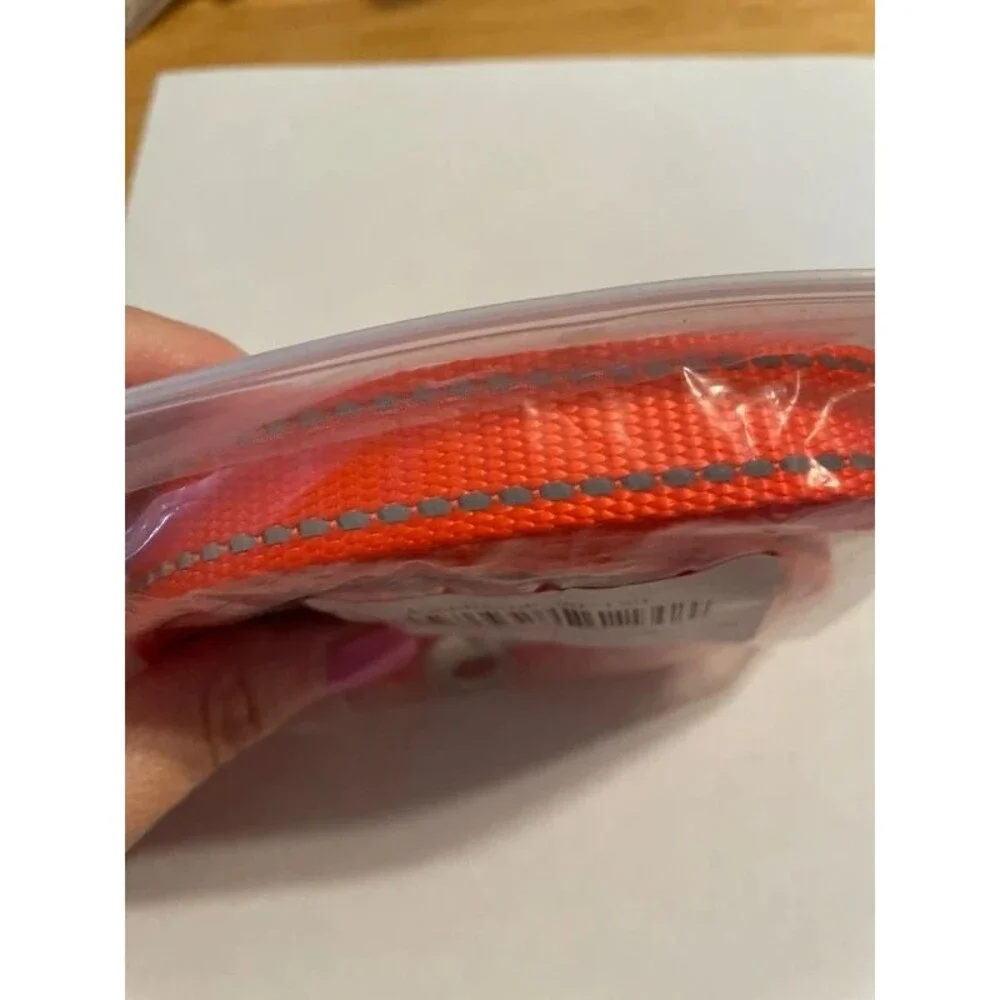 4ft Dog Leash 1” wide Bright Orange